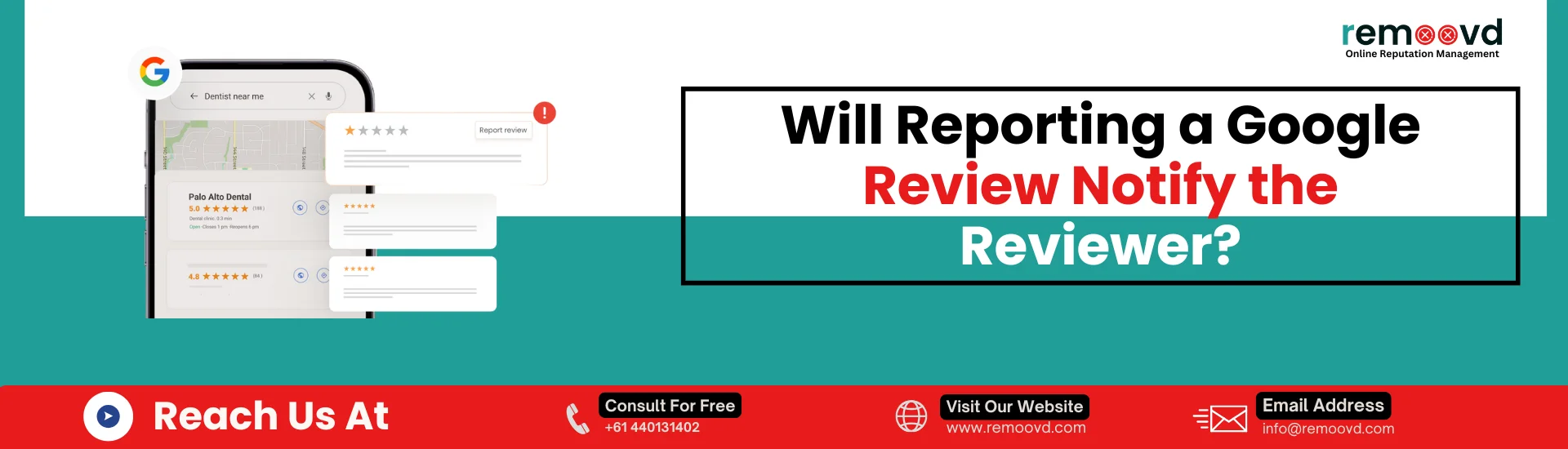 Reporting a Google Review