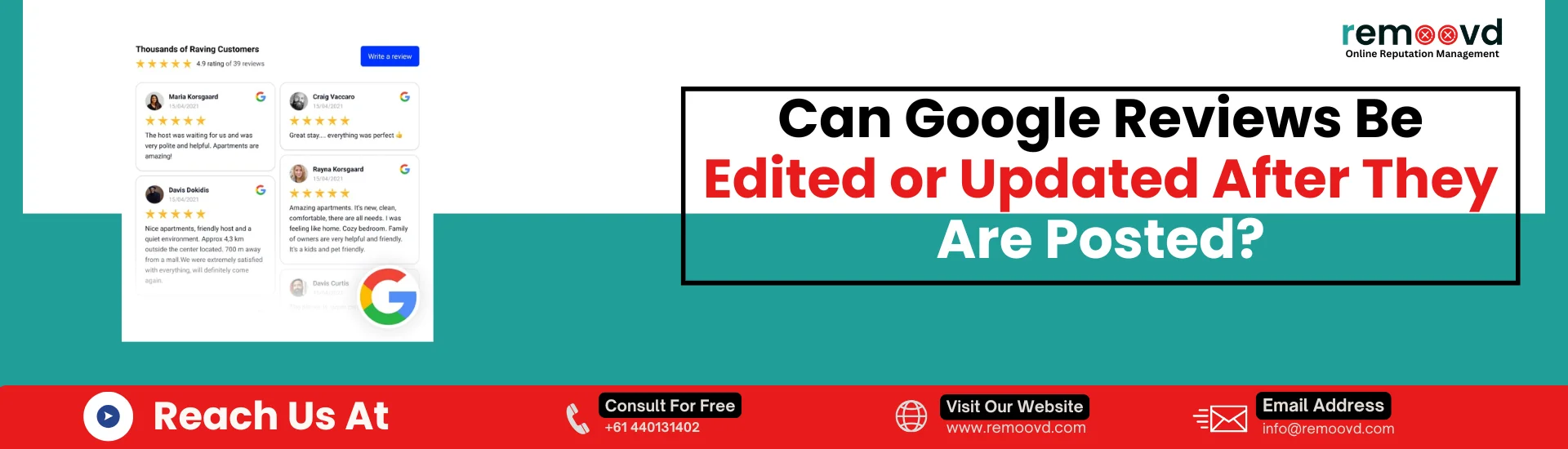 Google Reviews Be Edited or Updated