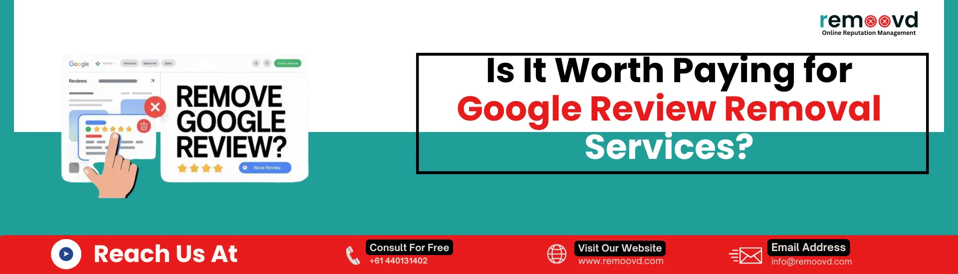 Cost of Removing Google Reviews