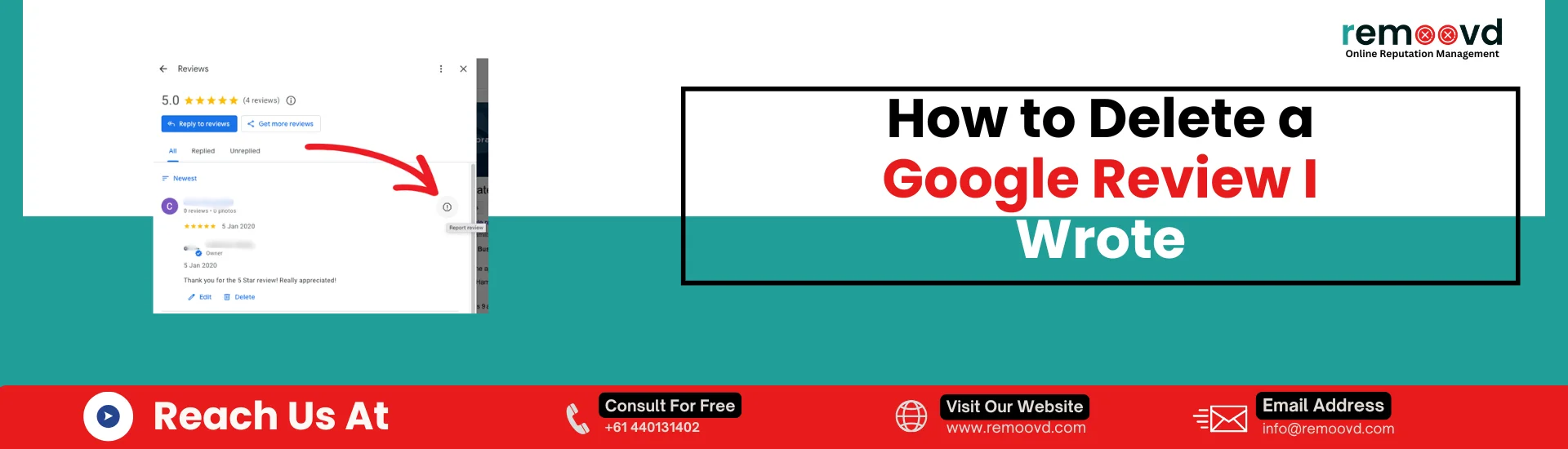 Delete a Google Review I Wrote